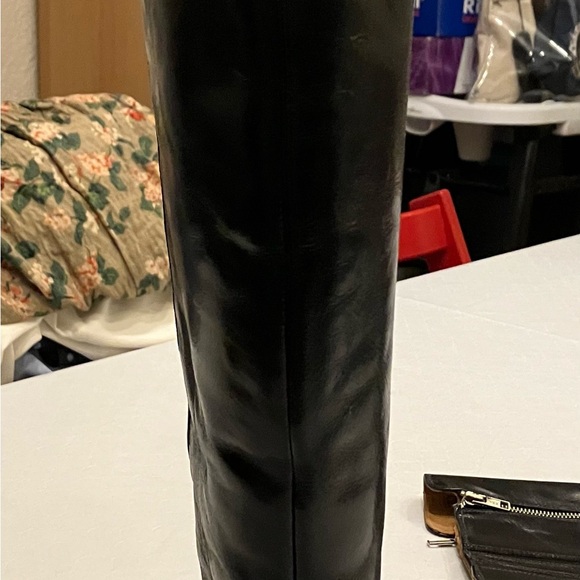 FRYE BOOTS, black patent leather, size 10 in excellent condition- Vintage - Picture 4 of 5